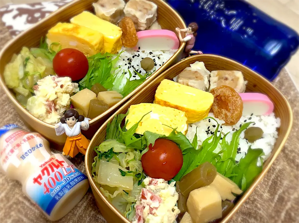 Snapdishの料理写真:今日の夫婦弁⁽⁽ ◟(灬 ˊωˋ 灬)◞ ⁾⁾💕|桃実さん