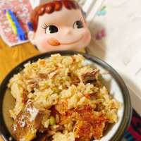 さばの水煮缶で♡炊き込みごはん。