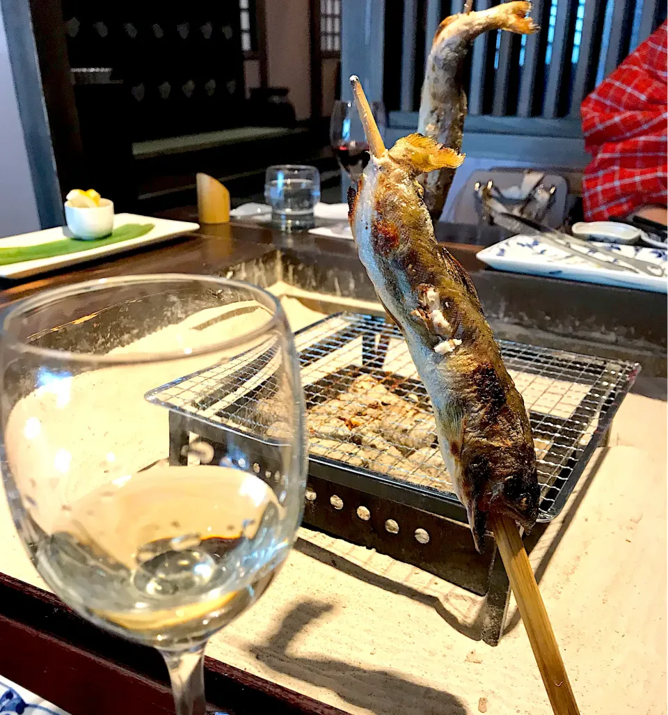 Snapdishの料理写真:鮎🐟炉端焼き🔥|ナムナムさん