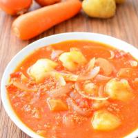 ひき肉のホールトマトシチューのレシピ