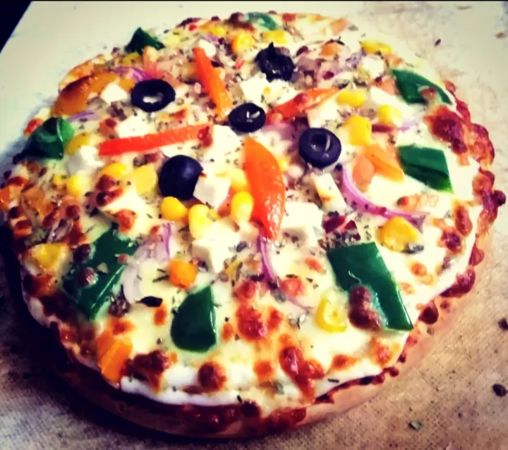 #Mexican# cheese# pizza#😋😋😋👌🍕🍕🍕|Naresh Singhさん