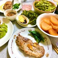 緑多めなディナー✨笑