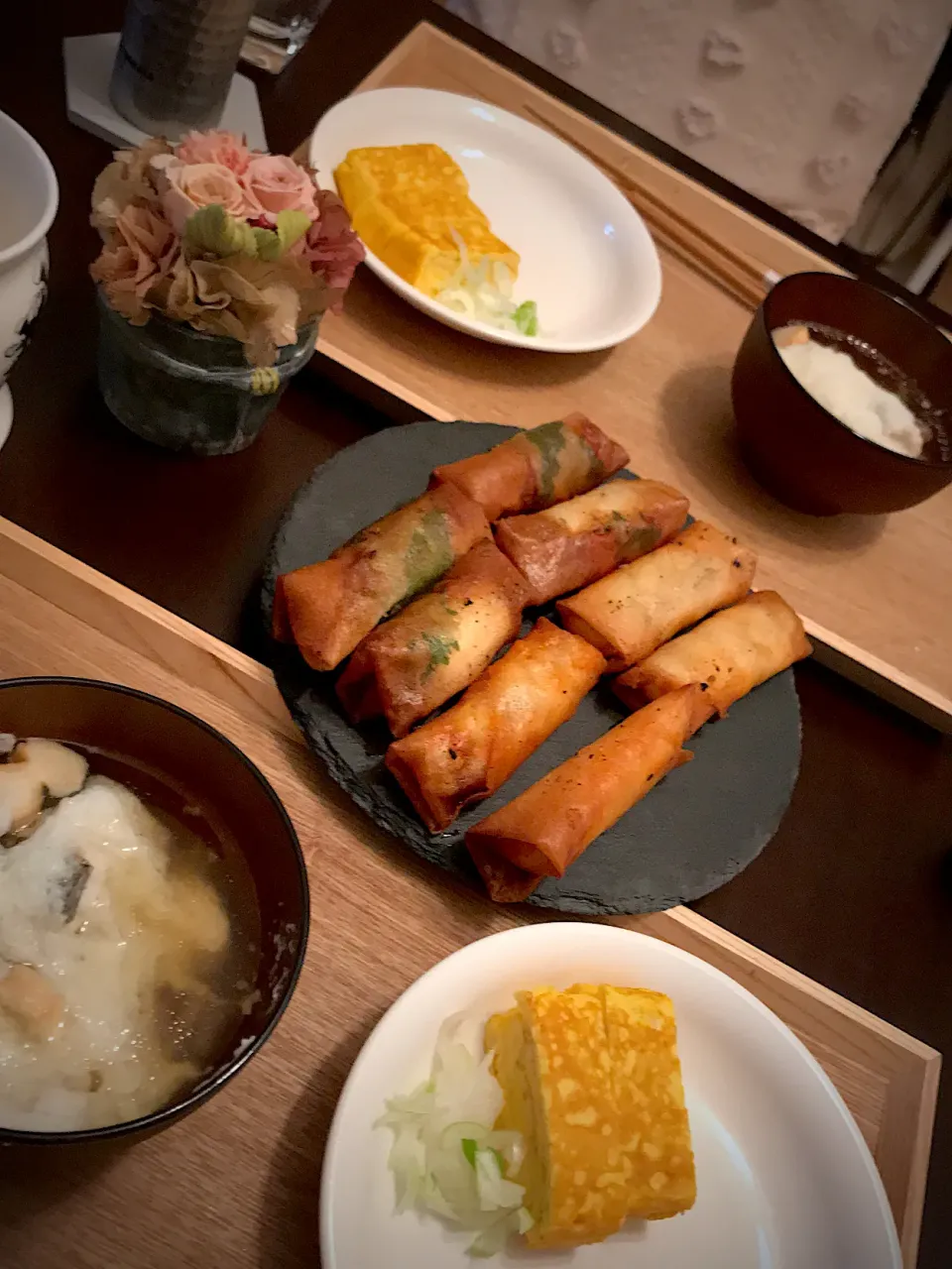 Snapdishの料理写真:#春巻き#茅乃舎#鯛だし|rinmikaさん