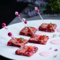 クミン香るビーツ餅