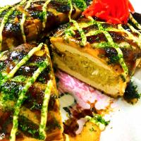 栃尾油揚げのお好み焼き風