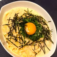 Snapdishの料理写真:クリーム明太子パスタ✨|tetsuさん