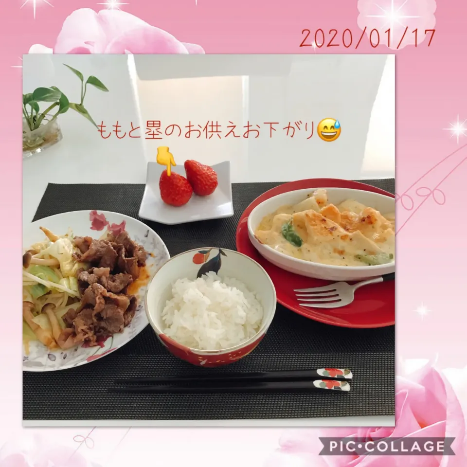 #お昼ごはん#グラタン#プルコギヤンの炒め物|みすてりあすゆっこさん