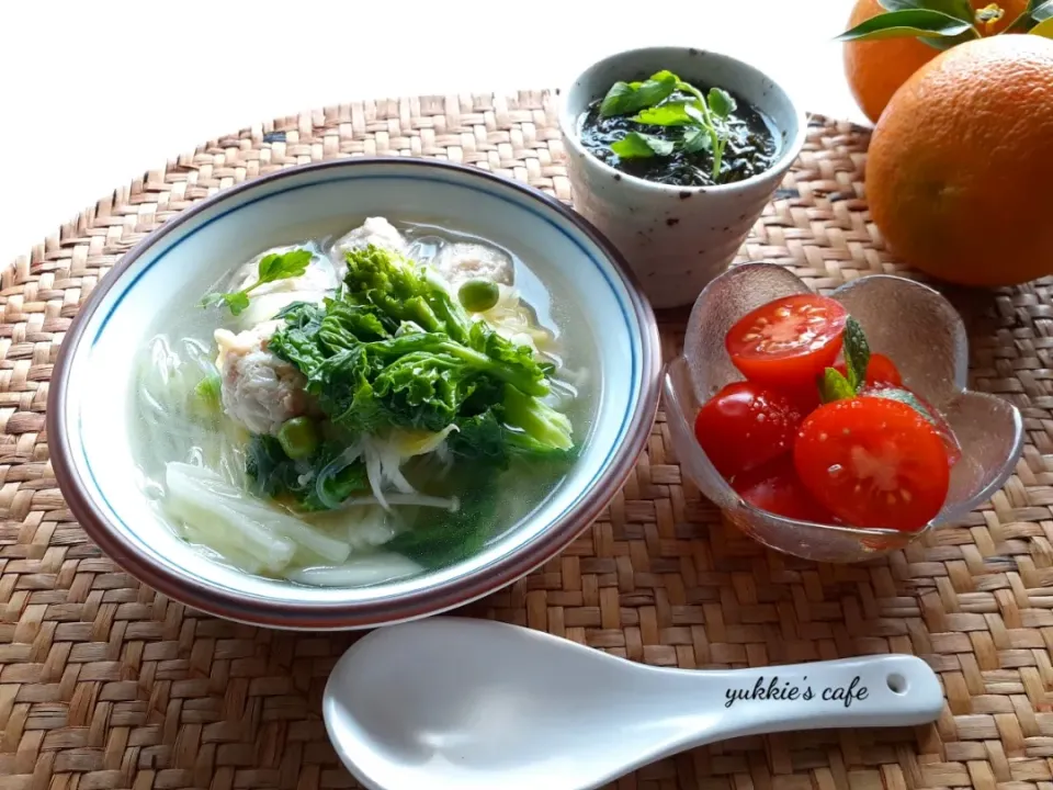 食欲不振に｢鰹だし｣なスーププレート😋|ぐぅぐママ（Yukkie）さん