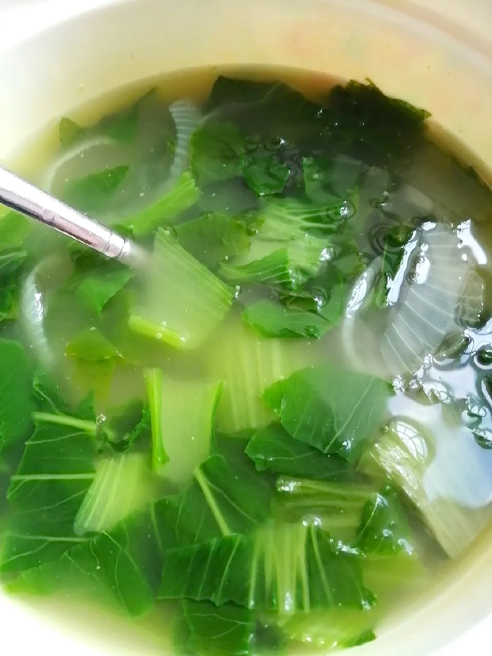 Snapdishの料理写真:Sup sayur tanpa minyak 💜|Dapur Family'sさん