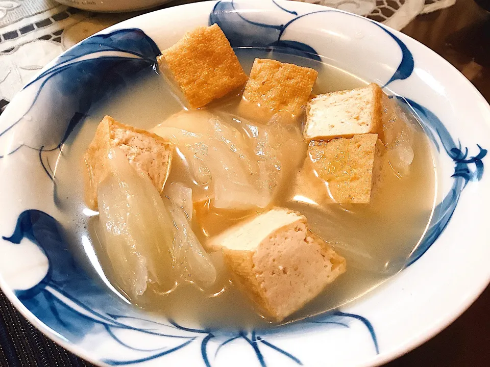 厚揚げと白菜の煮物😋|アライさんさん