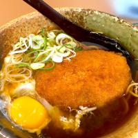 卵コロッケそば（温）