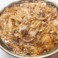 麻婆春雨をちょいとアレンジ😋