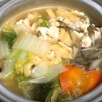 味の素 鍋キューブ 鯛と帆立の極みだし鍋を使った鍋