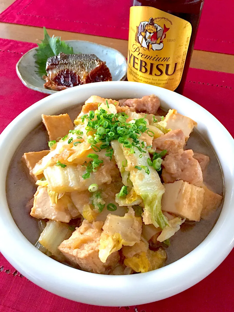 白菜と鶏肉のみぞれ煮🍀|おかちさん