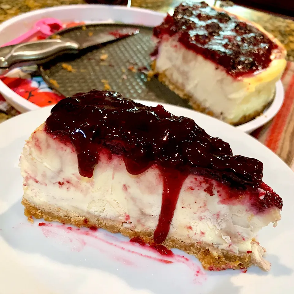 Homemade Blueberry Cheesecake. Yum 😋|Alma's Home Kitchenさん