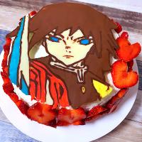 りりか（次女）が作ってくれたバースデーケーキ♡