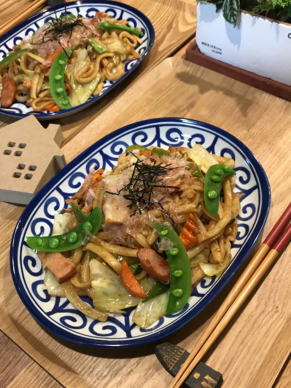 残り野菜を使って今日のお昼ご飯:ソース焼きうどん❣️|yukinnkoさん