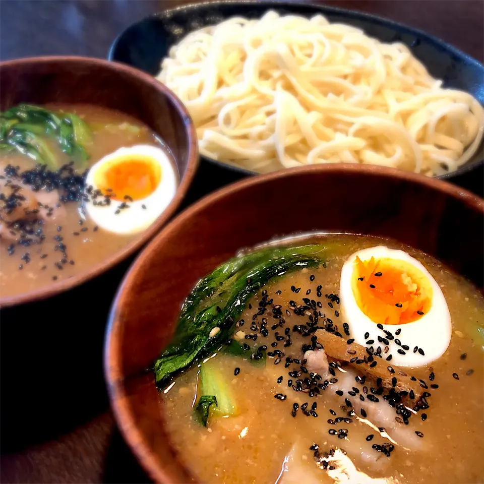 ピリ辛旨味噌つけうどん|モスグリーンさん