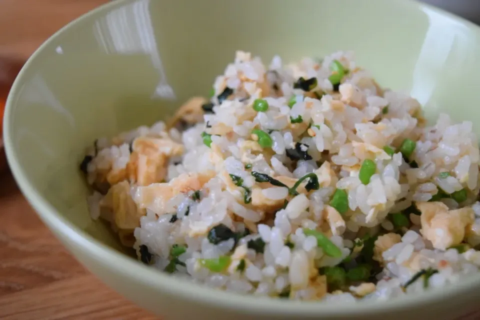 クレソンのチャーハン|うにんぱすさん