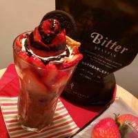 苺チョコパフェ＊