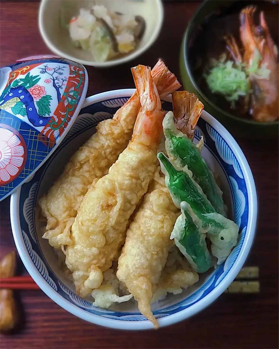 Snapdishの料理写真:海老天丼|ともみ。さん