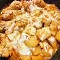 手羽元でチーズダッカルビ風♪