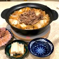 ほとんどがお野菜のすき焼き🍲！