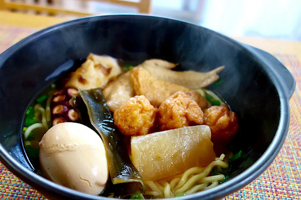 残り物でおでんラーメン！|バジル🌿さん