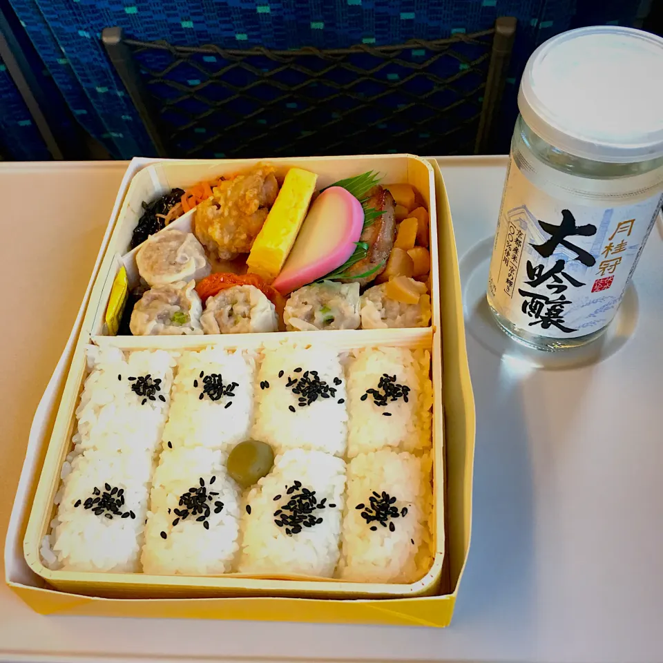 Snapdishの料理写真:今日のお弁当‼︎＆世界の車窓から♬ 19 January|Yoshinobu Nakagawaさん