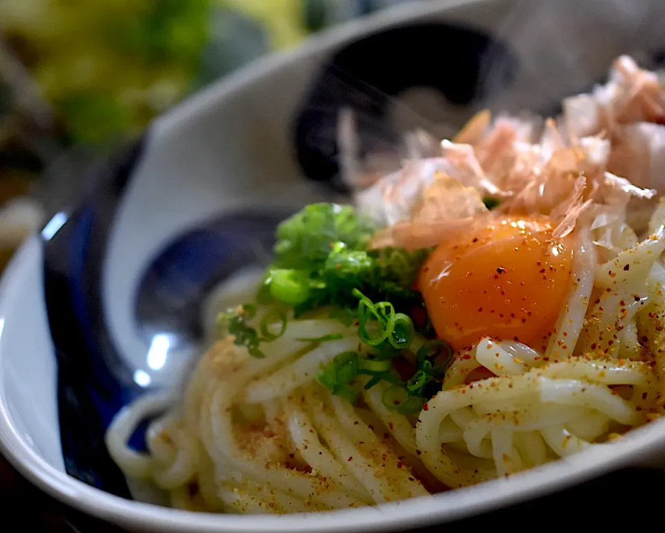 釜玉うどん|山田 奈味　Instagram ＊nmymd369さん