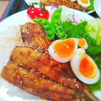 鰯のカレー蒲焼丼～♪♪