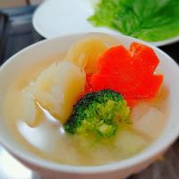 白味噌味のポトフ風スープ～♪♪