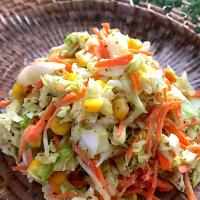 シュトママのレシピ😊ジェノベーゼのコールスロー💕💕💕💕美味しい❤️❤️❤️❤️