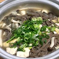 ☆味の素 鍋キューブ 鯛と帆立の極みだし鍋で簡単蕎麦