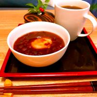 緑茶や抹茶ではなく☕️コーヒーで‼️         なので This is Zenzai  (ぜんざい)