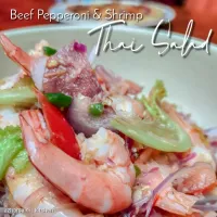 Beef Pepperoni & Shrimp Thai Salad|Mohd Azhar Mohamad Sainiさん