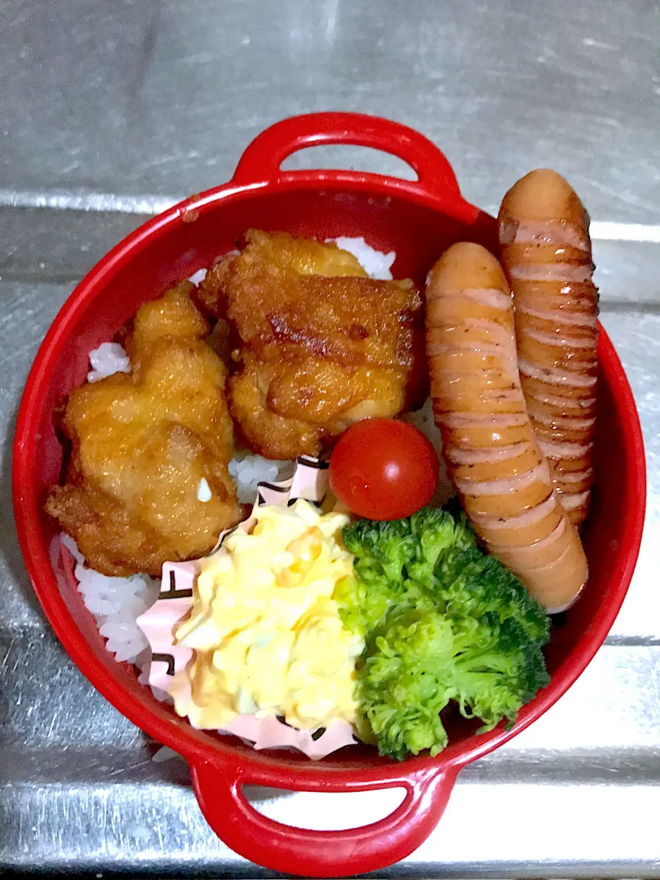 のっけ唐揚げ弁当♪|こーやさん