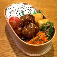 息子君弁当  肉団子