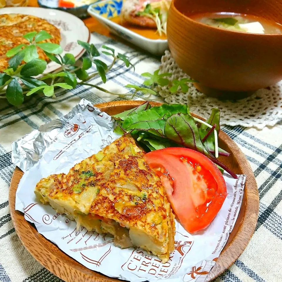 和味な～スパニッシュオムレツ😂|とまと🍅さん