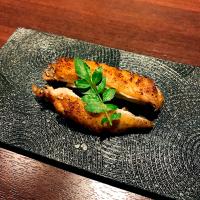 #北新地カレーclobe 手羽先一夜干しの素揚げ 山椒の葉添え 2020.01.20