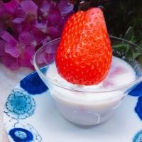 いちごプリン🍓( ˘ ³˘)♥うま〜ぃ🤩