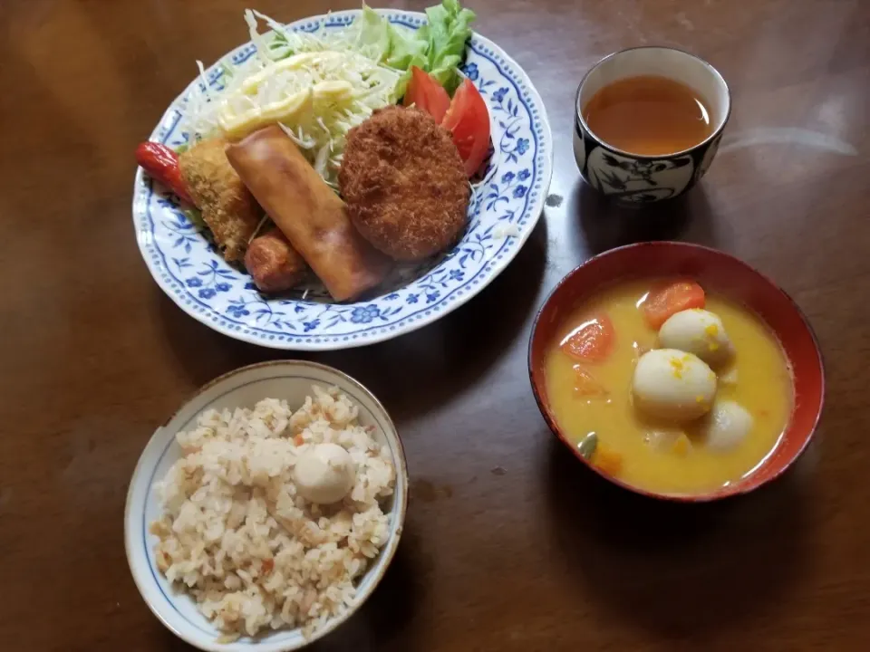 Snapdishの料理写真:お家ランチ(^_^)v|森のプーさん 🍯(森　耕二)さん