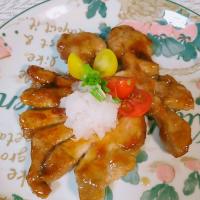 ポークステーキ 甘酢おろしソース