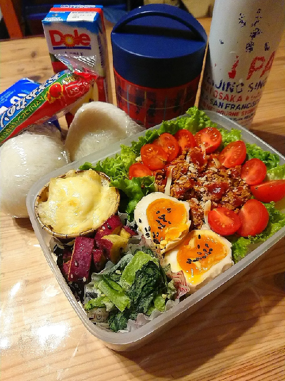 Snapdishの料理写真:2020.1.21 息子弁当🍱|あずきラテさん