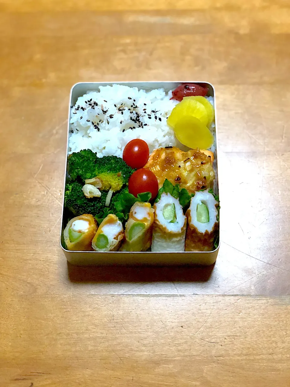 サーモンねぎマヨのっけ弁当|sachi ＊さん