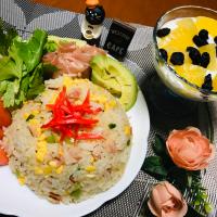 「チャーハン」と「ヨーグルト」