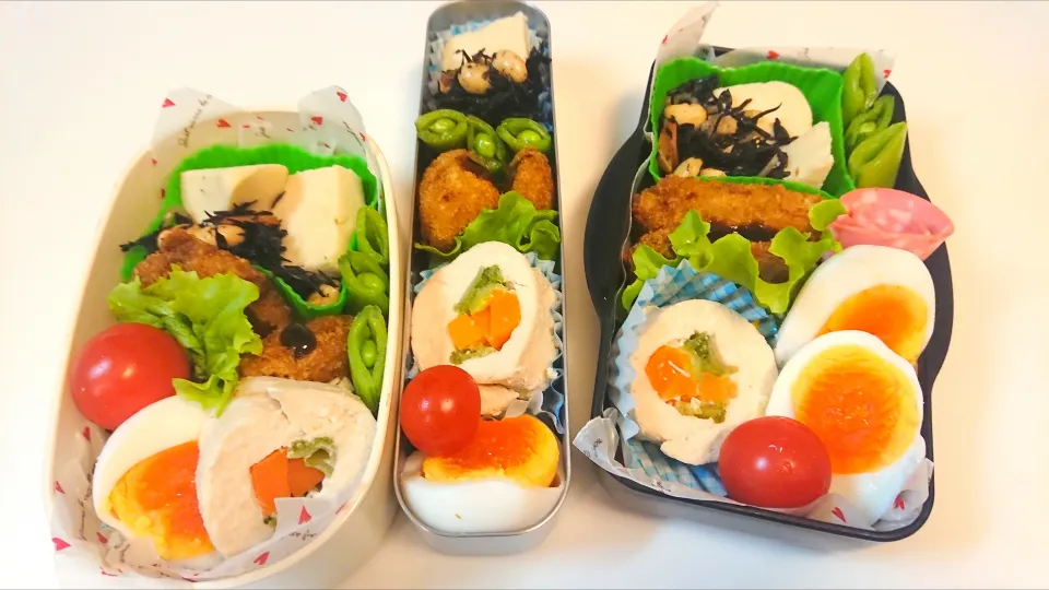 Snapdishの料理写真:みんなのお弁当🎵 2020.1.21|mayumiさん