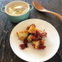 新じゃがとコンビーフ炒め