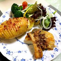 みきおさんの料理 りまこさんの料理 鯛のアンチョビガーリックソースを寒鱈で😅