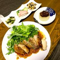 鶏モモ照り焼き晩ごはん